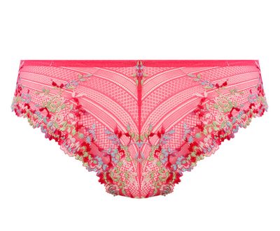 Wacoal Embrace Lace tanga hot pink