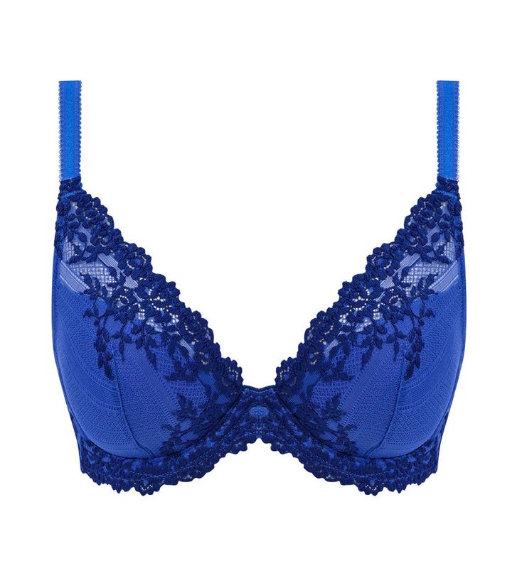 Wacoal Embrace Lace plunge bh beaucoup blue
