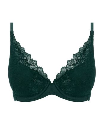 Wacoal Lace Perfection push-up bh botanical green