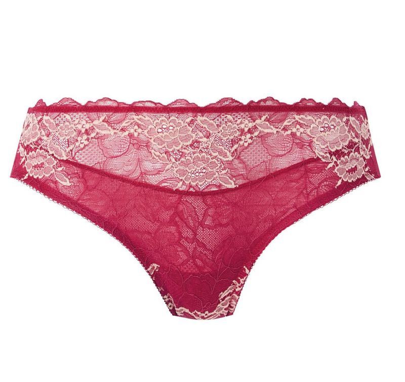 Wacoal Lace Perfection slip cherise