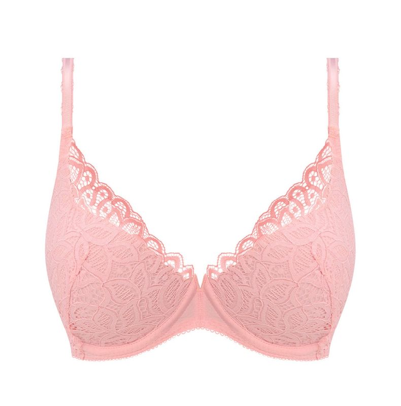 Wacoal Raffine push-up bh silver pink