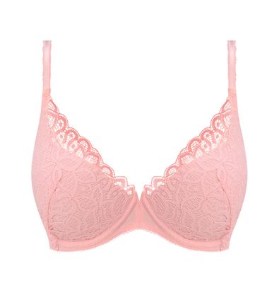 Wacoal Raffine push-up bh silver pink