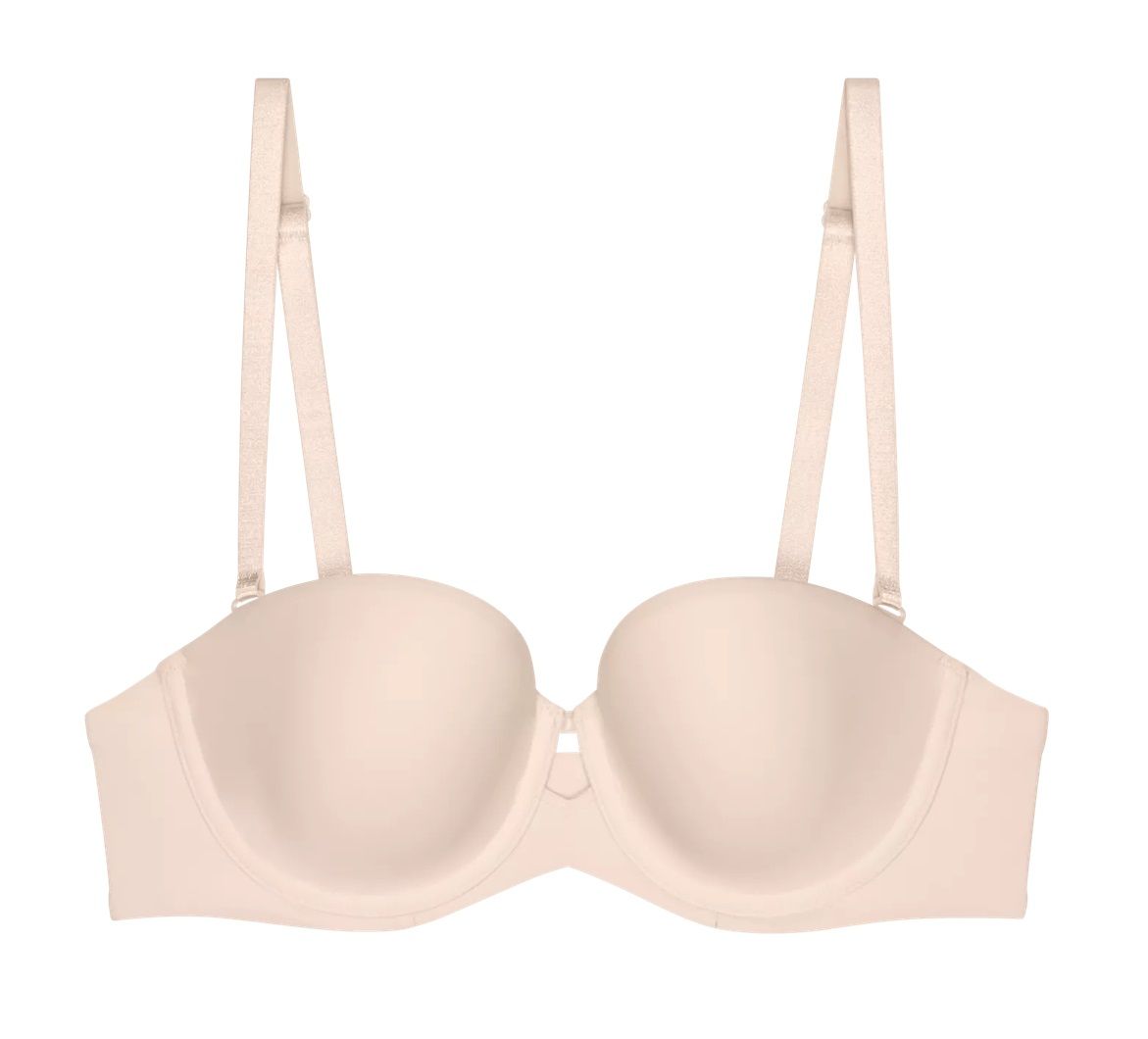 Triumph Pure Micro strapless bh beige