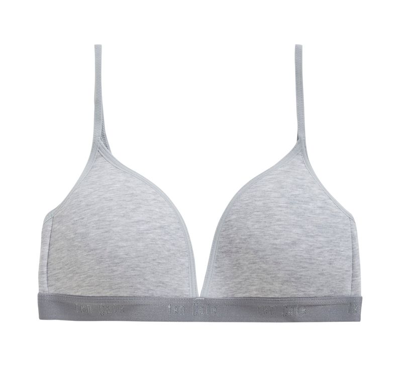 Ten Cate Girls bh zonder beugel grijs melee