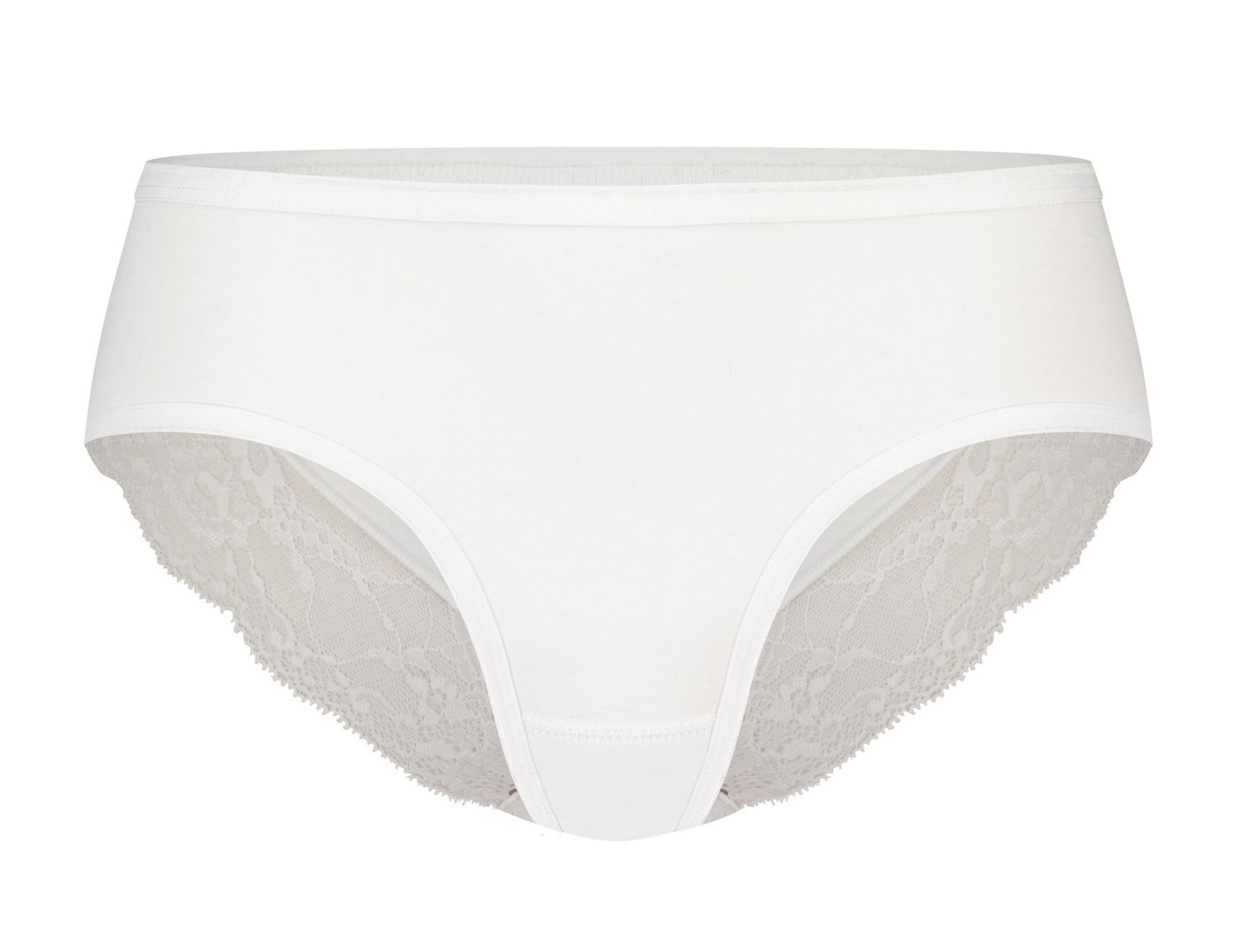 Ten Cate Organic Cotton hipster met kant wit