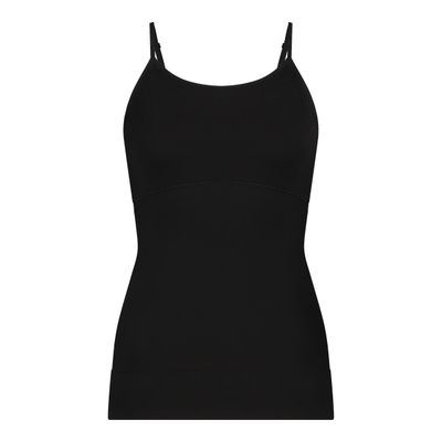 Ten Cate Organic Cotton Shape spaghetti top zwart