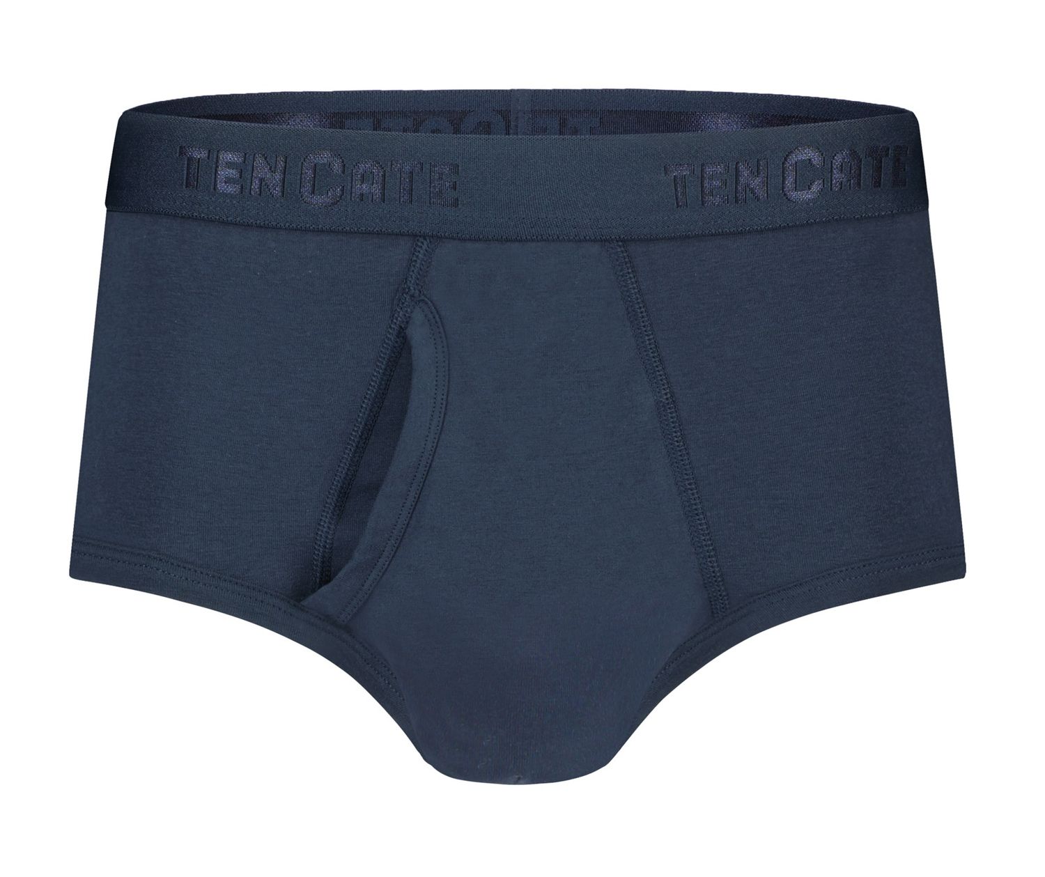 Ten Cate Men Organic Cotton slip met gulp 2-pack navy