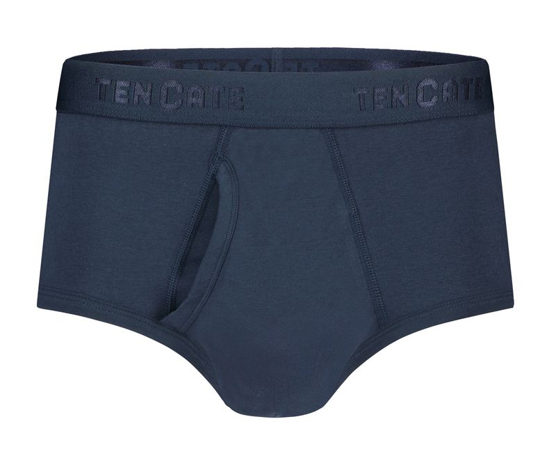 Ten Cate Men Organic Cotton slip met gulp 2-pack navy