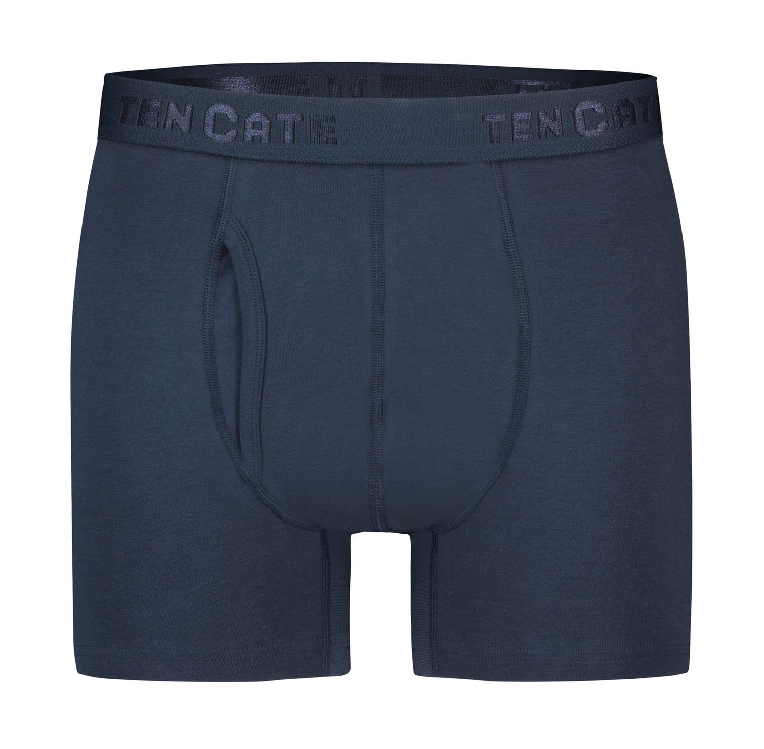 Ten Cate Men Organic Cotton short met gulp 2-pack navy