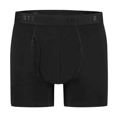 Ten Cate Men Organic Cotton short met gulp 2-pack zwart
