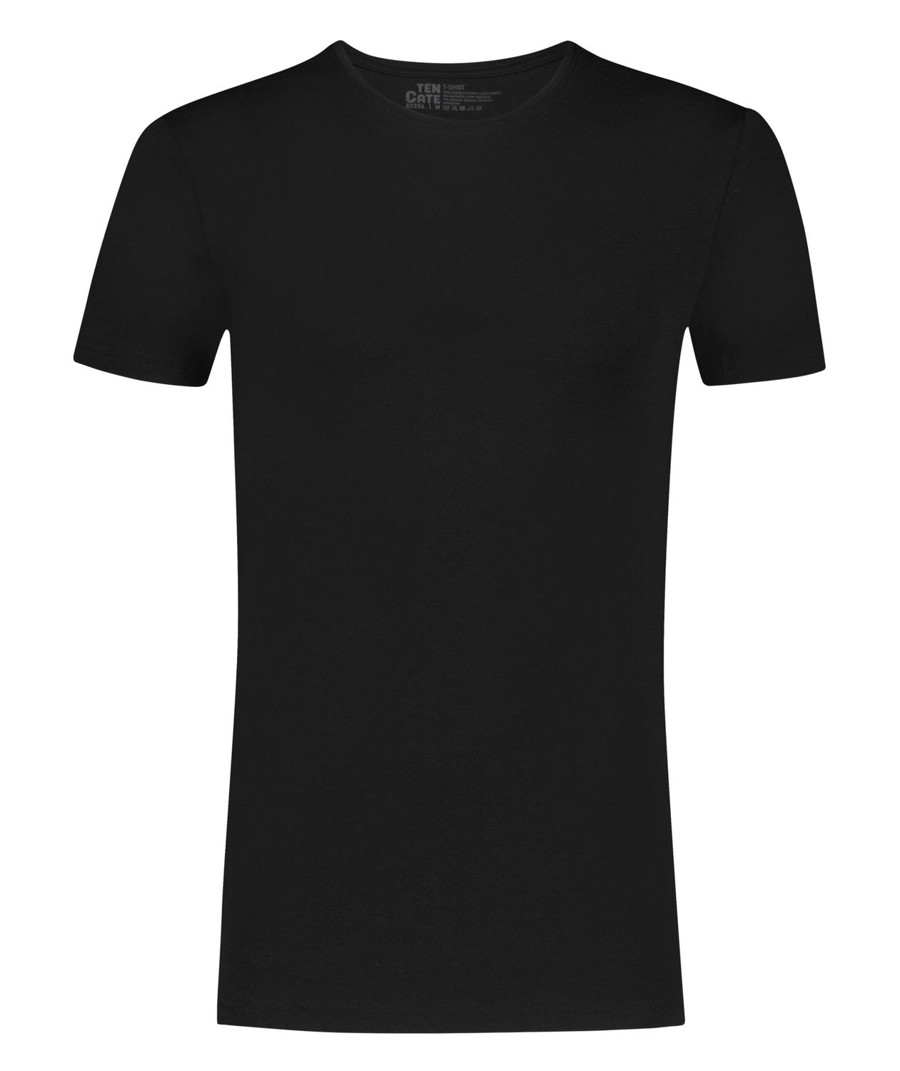 Ten Cate Men Organic Cotton shirt 2-pack zwart
