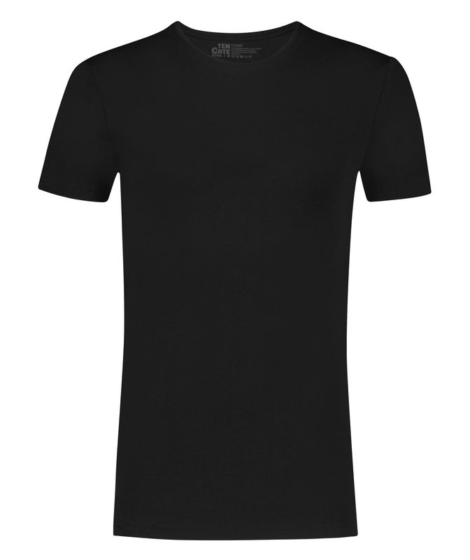 Ten Cate Men Organic Cotton shirt 2-pack zwart