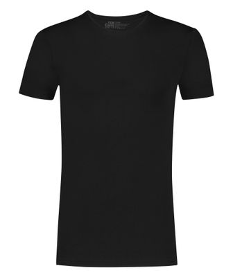 Ten Cate Men Organic Cotton shirt 2-pack zwart