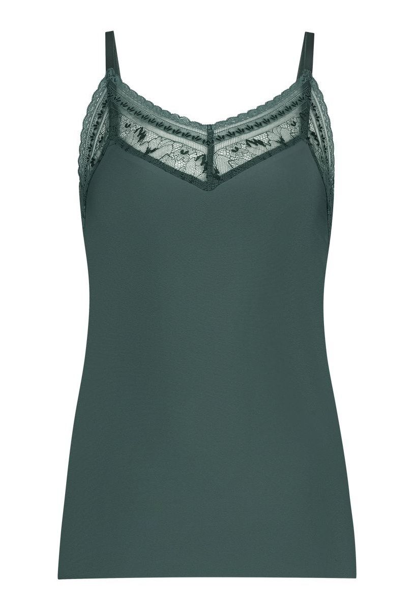 Ten Cate Secrets spaghetti top kant soft green
