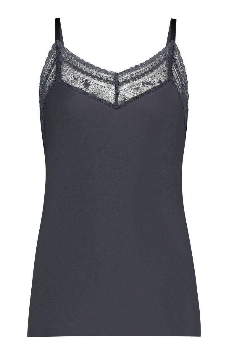 Ten Cate Secrets spaghetti top kant anthracite