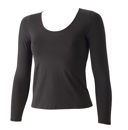 Avet dames shirt lange mouw zwart
