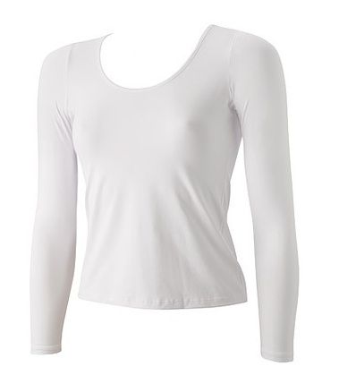 Avet dames shirt lange mouw wit