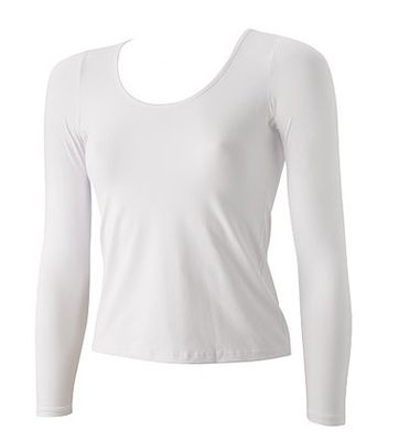 Avet dames shirt lange mouw wit