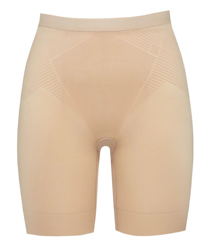 Spanx Thinstincts Mid-high short champagne beige