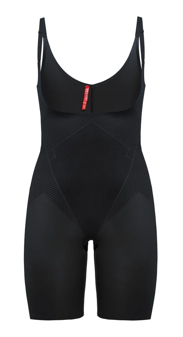 Spanx Thinstincts Open-Bust body very black