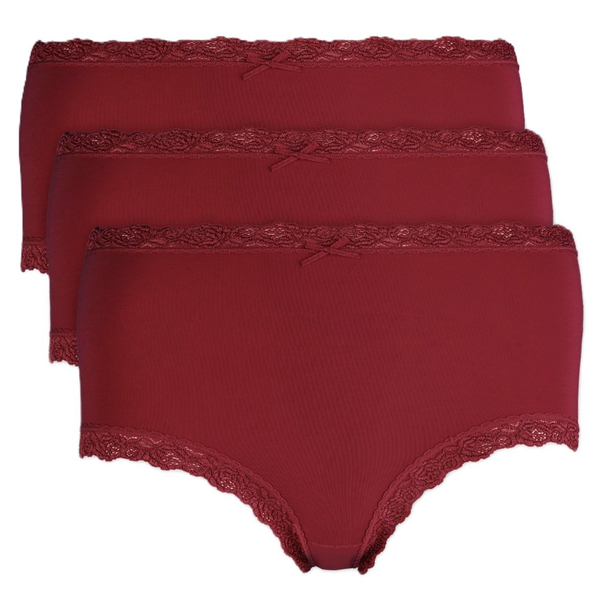 Nina von C Cosy tailleslip 3-pack red berries
