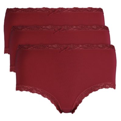 Nina von C Cosy tailleslip 3-pack red berries