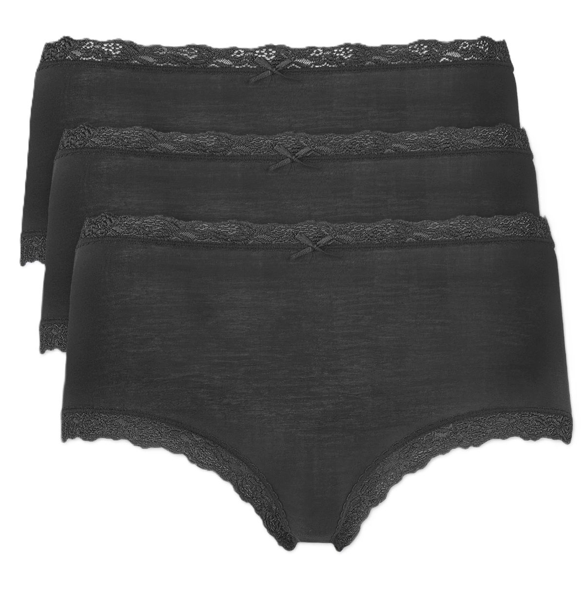 Nina von C Cosy tailleslip 3-pack zwart