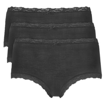 Nina von C Cosy tailleslip 3-pack zwart