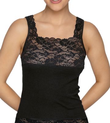 Nina von C Fine Cotton hemd zwart