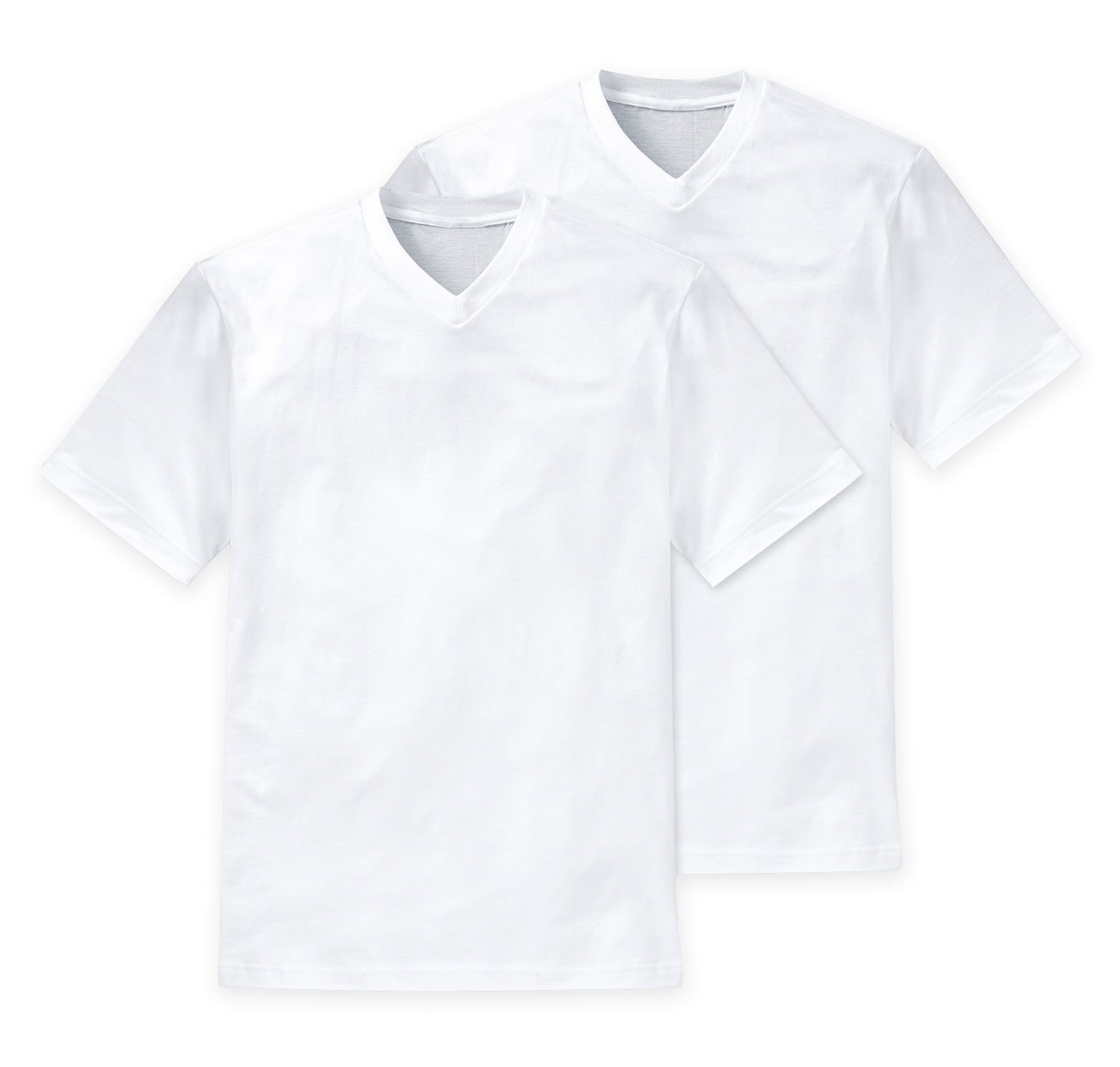 Schiesser Essentials American t-shirt v-hals 2-pack