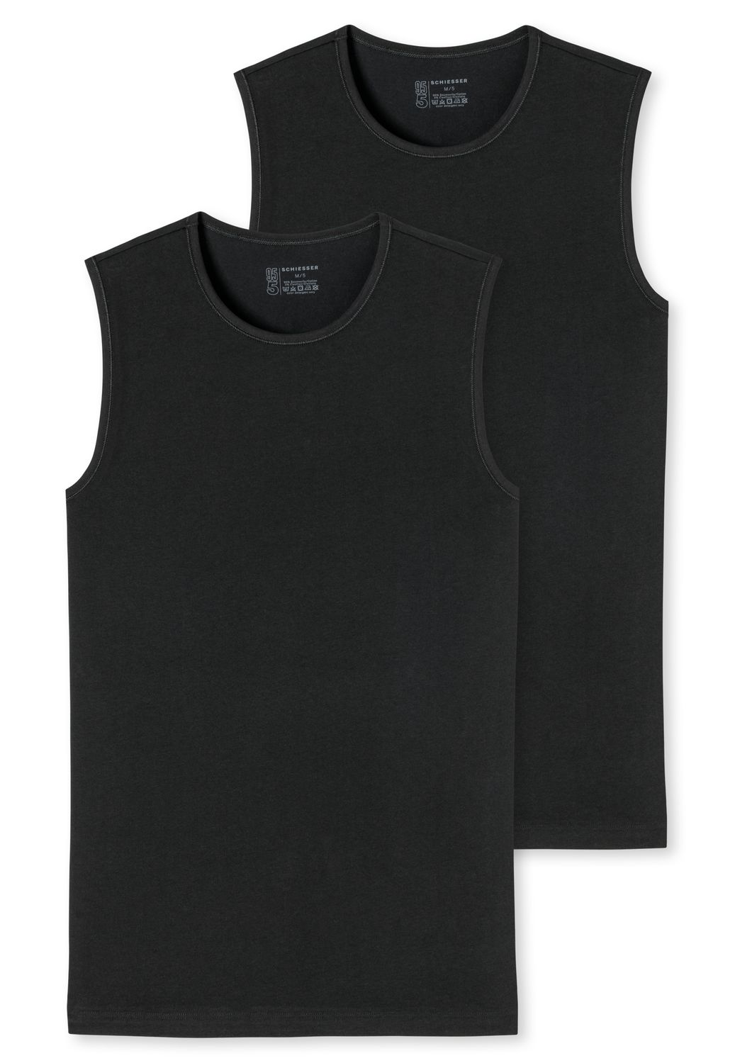 Schiesser 95/5 tanktop 2-pack