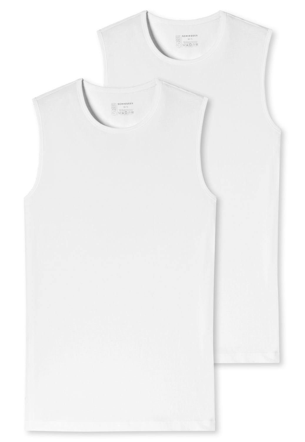 Schiesser 95/5 tanktop 2-pack