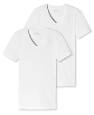 Schiesser 95/5 t-shirt v-hals 2-pack