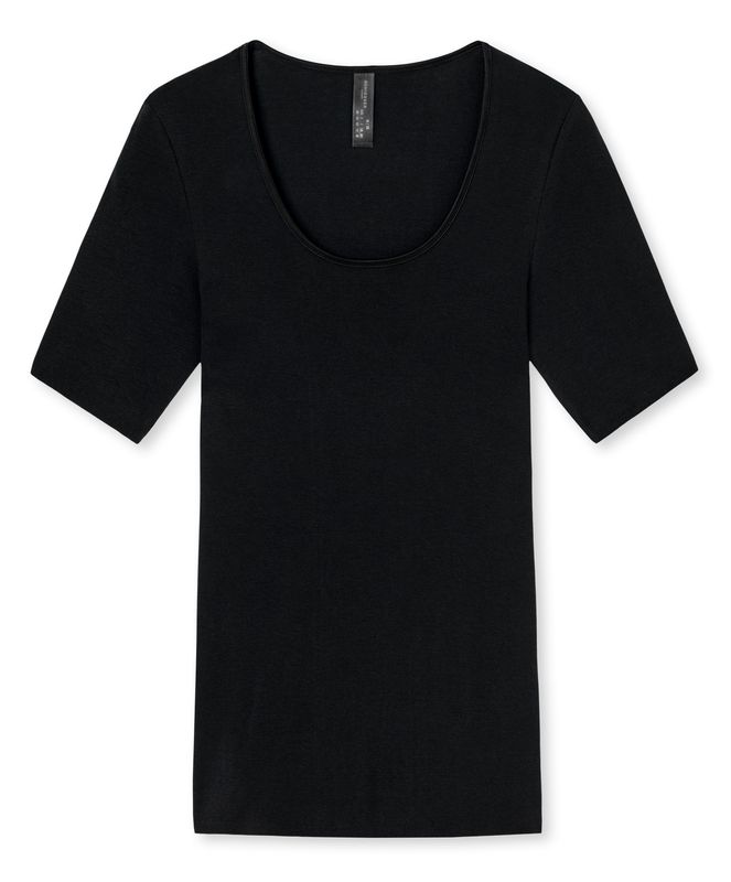 Schiesser Luxury shirt zwart