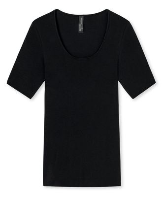 Schiesser Luxury shirt zwart