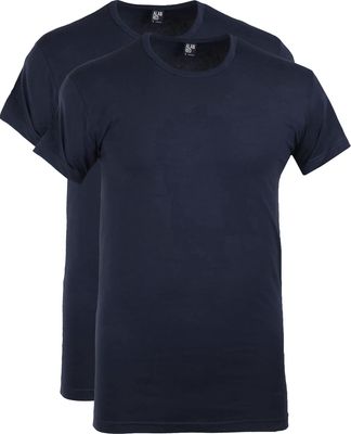 Alan Red Ottawa t-shirt ronde hals 2-pack marine