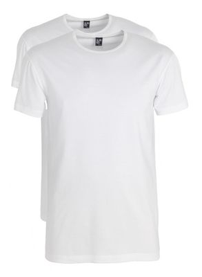 Alan Red Ottawa t-shirt ronde hals 2-pack wit
