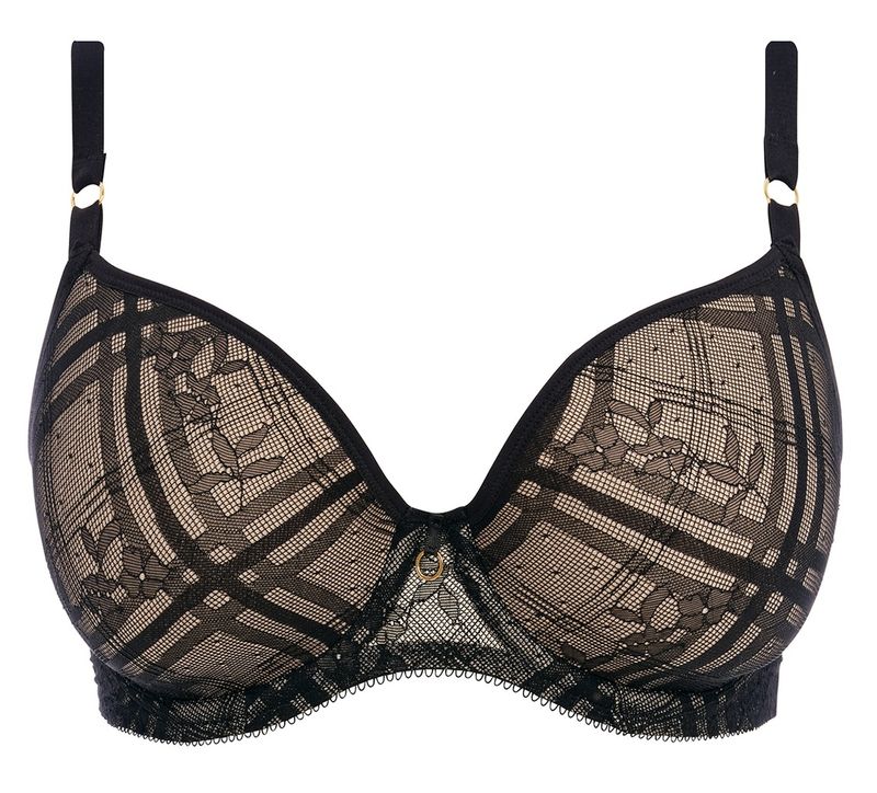 Freya Fatale voorgevormde plunge bh zwart