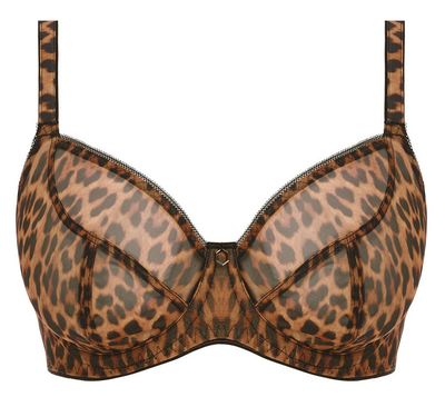 Freya Wild Side niet voorgevormde plunge bh leopard