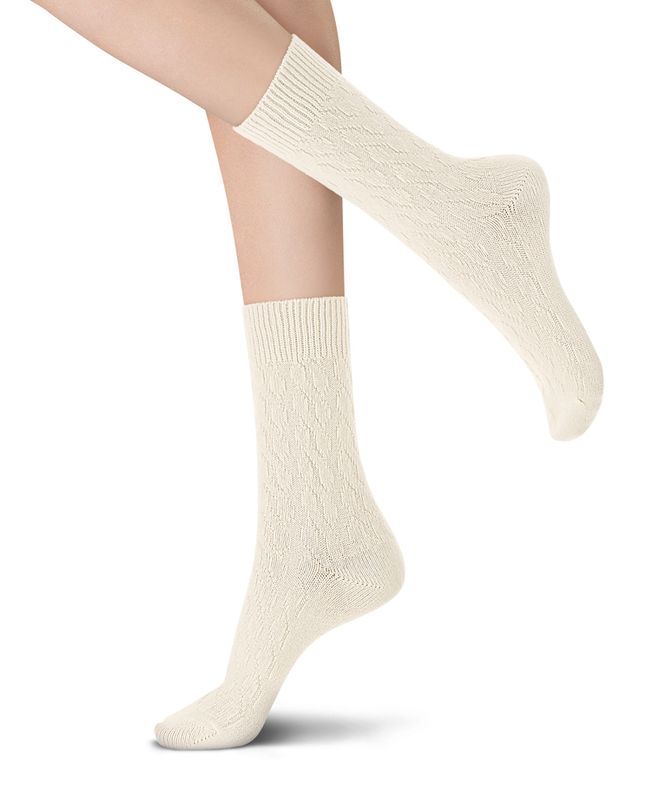 Oroblu Gwen Wollen Sok ivoor