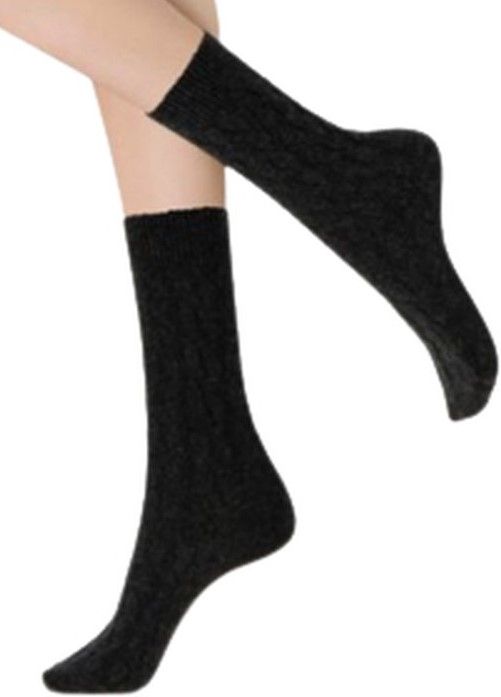 Oroblu Gwen Wollen Sok zwart