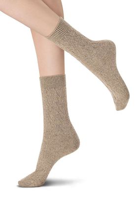 Oroblu Gwen Wollen Sok beige