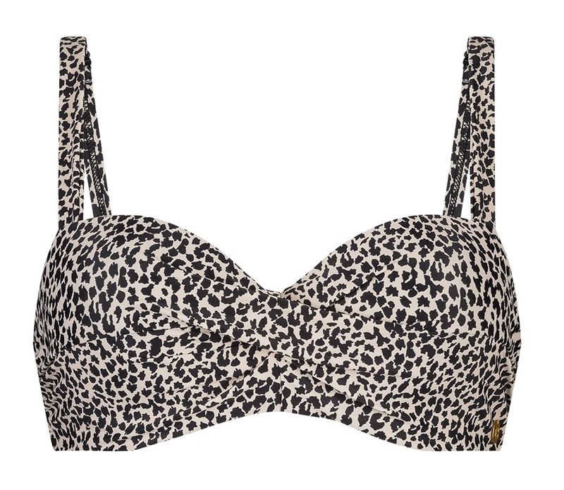 Ten Cate Beach twisted bikinitop wild dot