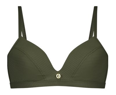 Ten Cate Beach triangle bikinitop deep olive