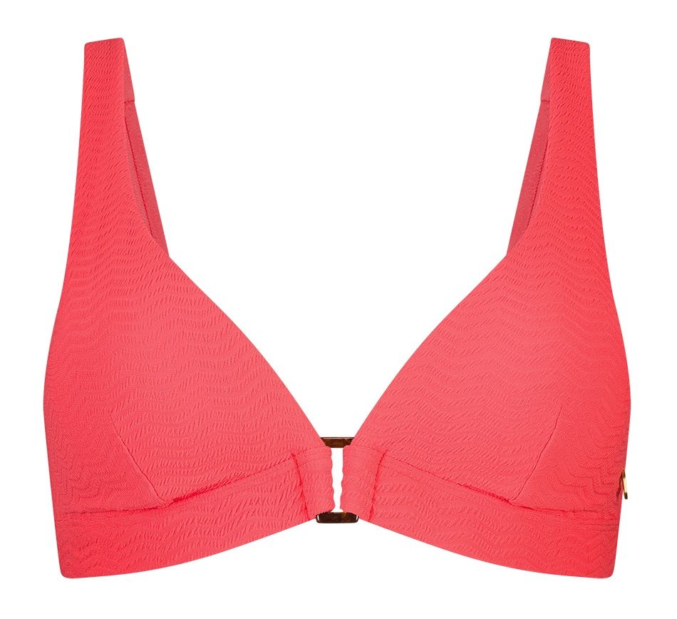 Ten Cate Beach triangle push-up bikinitop sunset neon