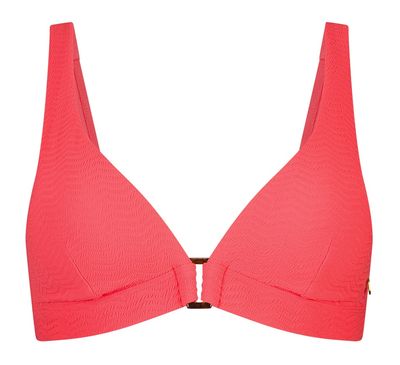 Ten Cate Beach triangle push-up bikinitop sunset neon