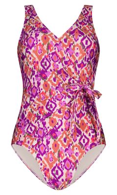 Ten Cate Beach v-neck badpak summer ikat
