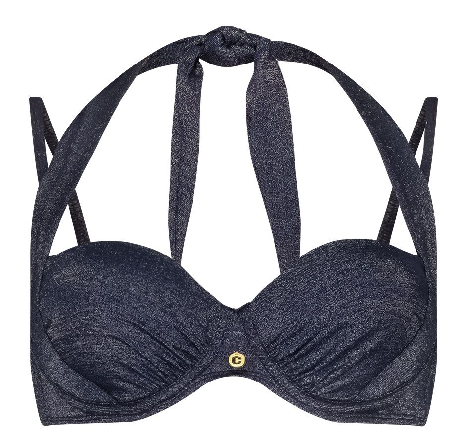 Ten Cate Beach multiway bikinitop royal blue