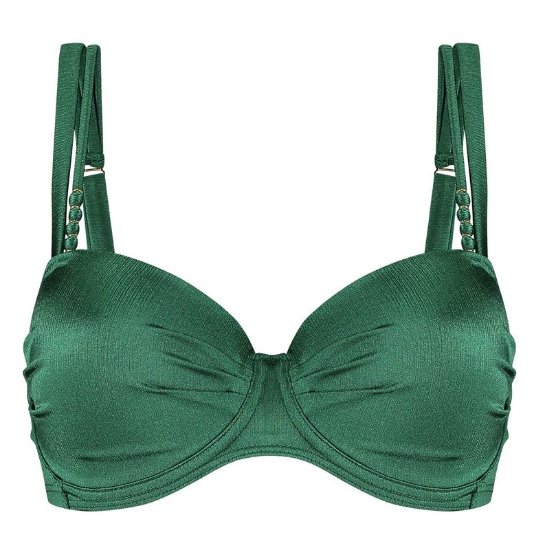 Cyell Treasure Green full-cup bikinitop