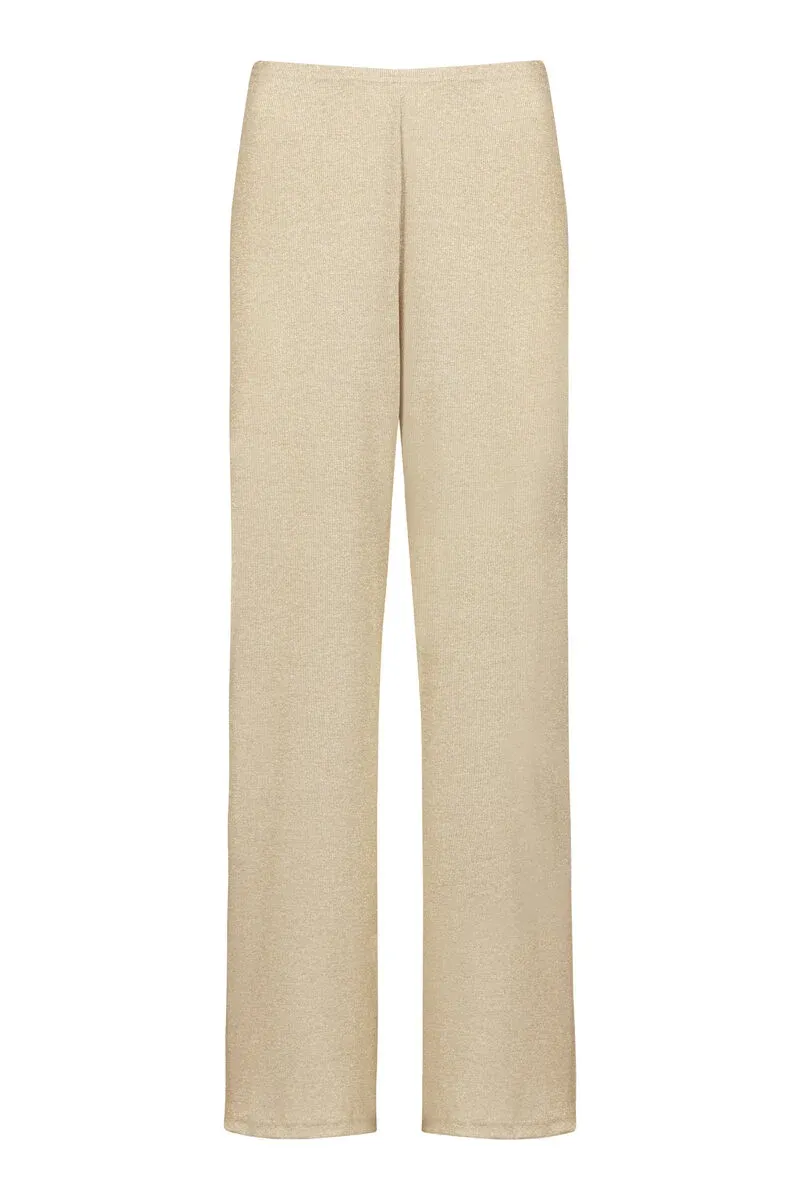Mey Sparkling Rib broek golden shine